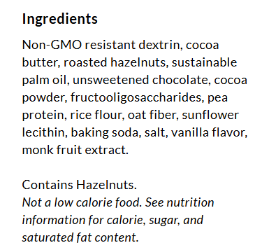 ChocZero Dark Chocolate Hazelnut Royal Truffles