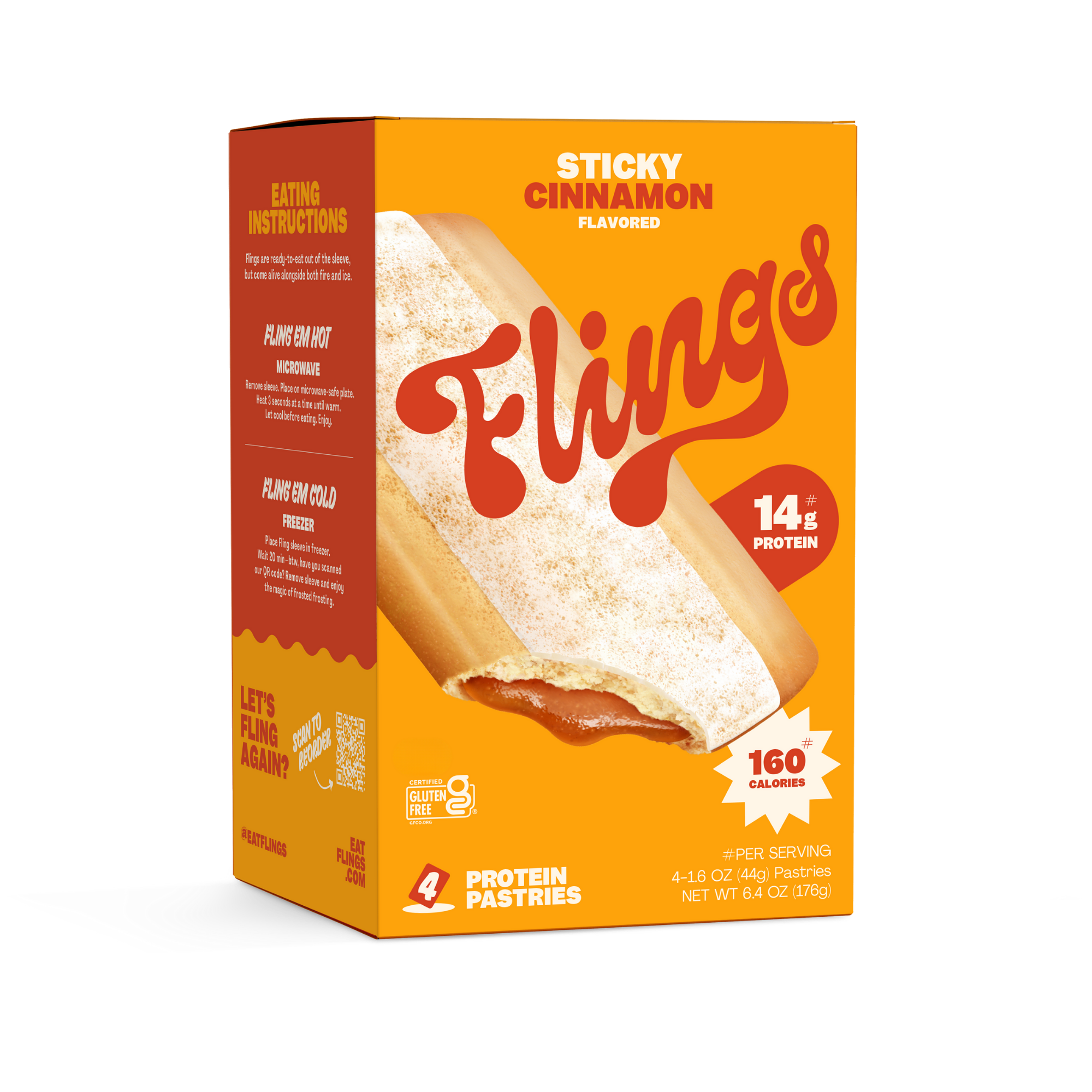 #Flavor_Sticky Cinnamon #Size_One Box (4 Pastries)