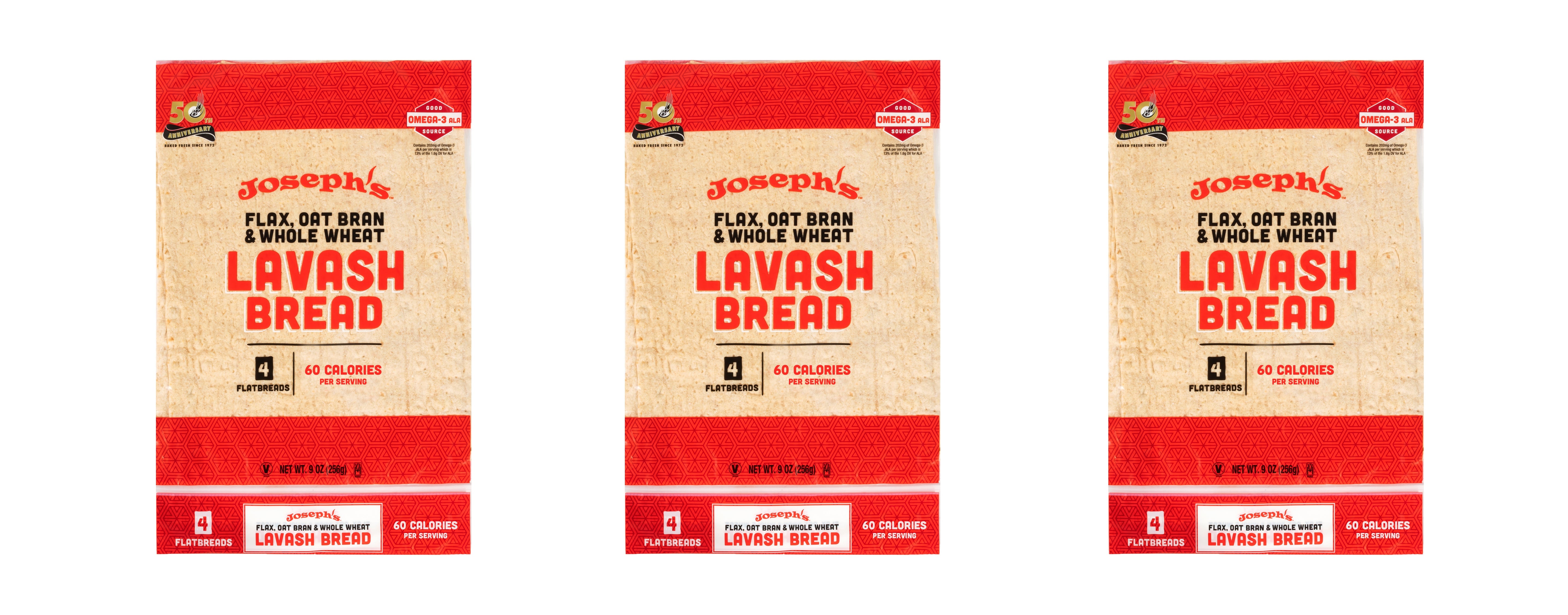 Joseph's Bakery Flax Oat Bran & Whole Wheat Lavash Bread