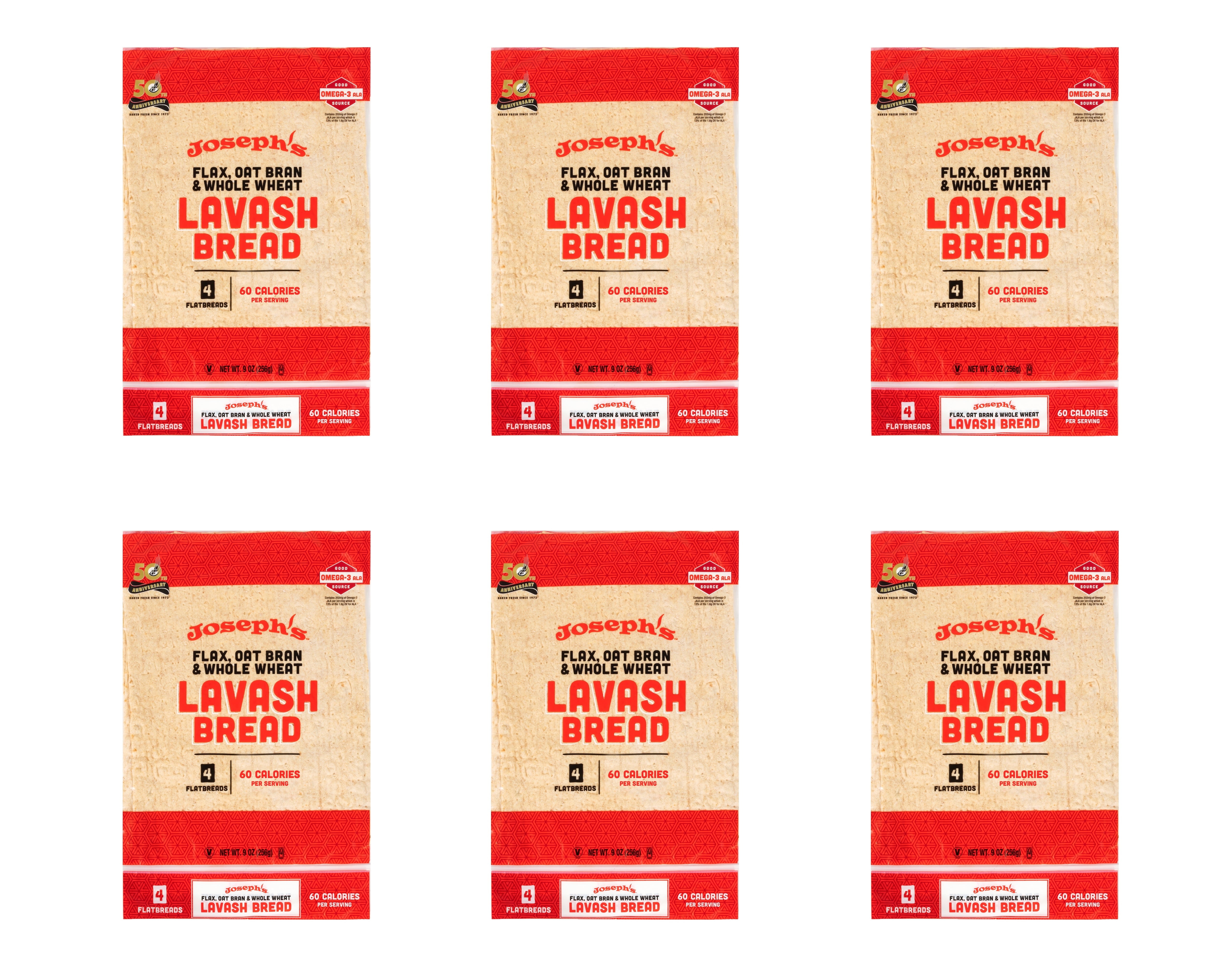 Joseph's Bakery Flax Oat Bran & Whole Wheat Lavash Bread