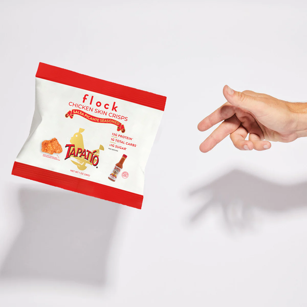 Flock Foods Keto Chicken Chips - Tapatío Hot Chicken