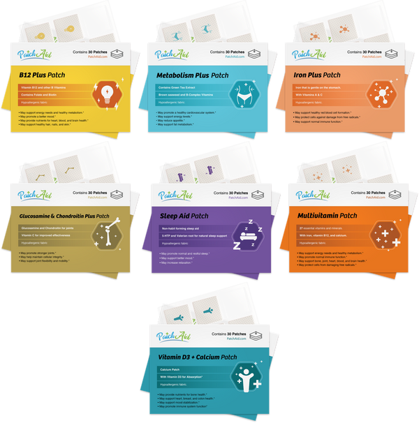 Gastric Bypass Active Lifestyle Vitamin Patch Pack by PatchAid - High-quality Vitamin Patch by PatchAid at BariatricPal Store
