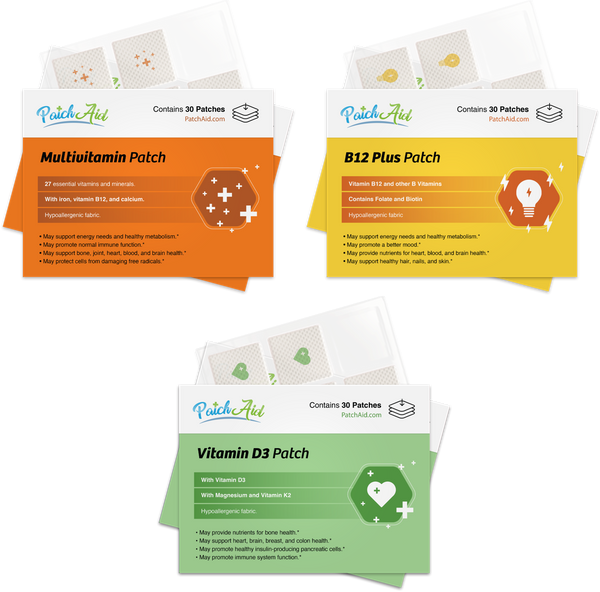 Gastric Sleeve Vitamin Patch Pack by PatchAid - High-quality Vitamin Patch by PatchAid at BariatricPal Store