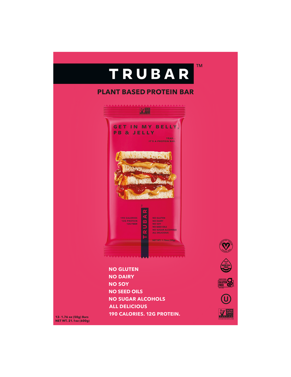 #Flavor_Get in my Belly, PB & Jelly #Size_12 Bars