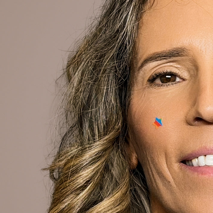 Pimple Patch Stars – 144 Multicolored Hydrocolloid Patches in 2 Sizes with Tea Tree Oil