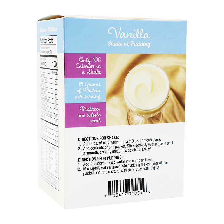 BariatricPal 15g Protein Shake or Pudding - Vanilla
