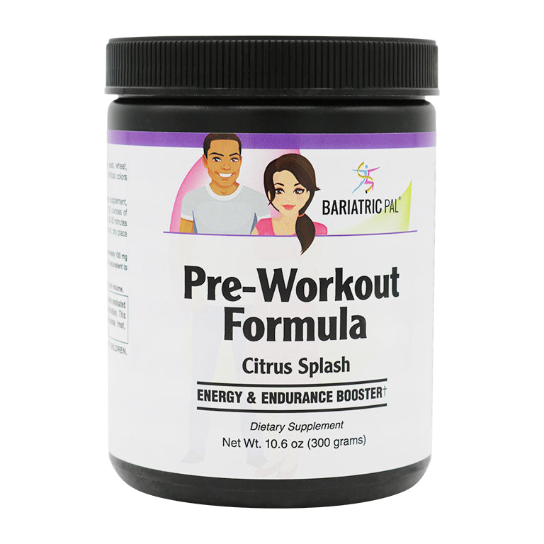 Fast-acting Pre-Workout Formula (Citrus Splash) by BariatricPal - Boost Your Energy, Immunity & Well-Being