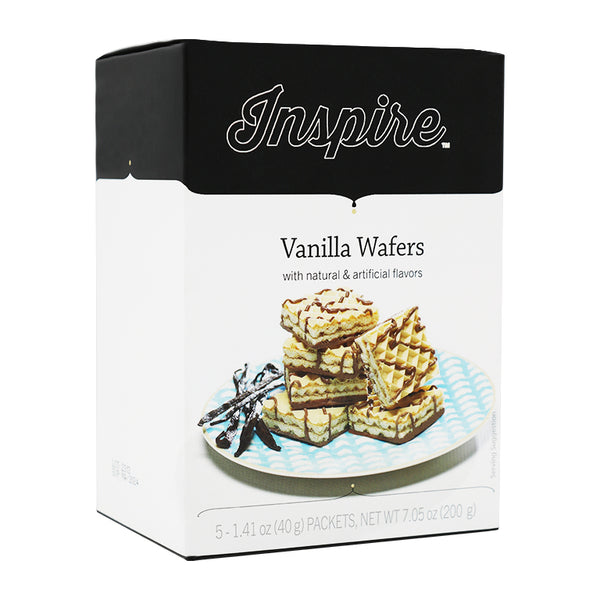 Inspire Square Protein Wafers - Vanilla