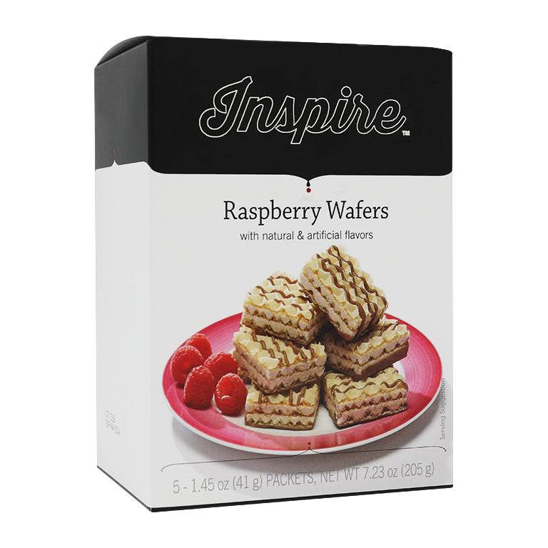 Inspire Square Protein Wafers by Bariatric Eating - Raspberry