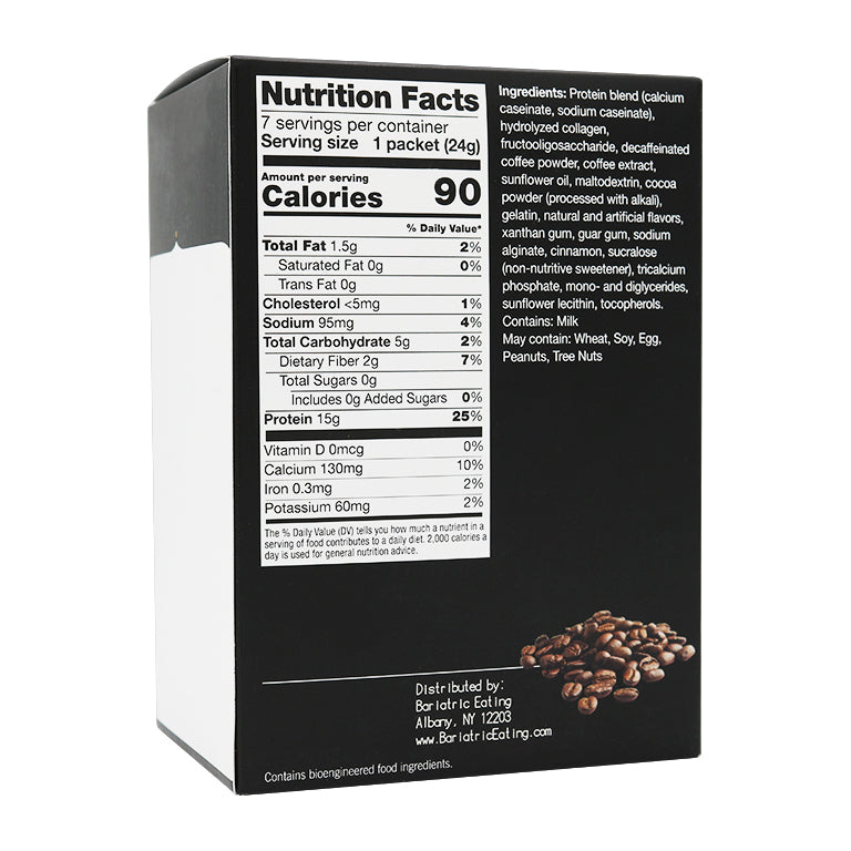 Inspire 15g Hot Protein Mix by Bariatric Eating - Decaf Cappuccino