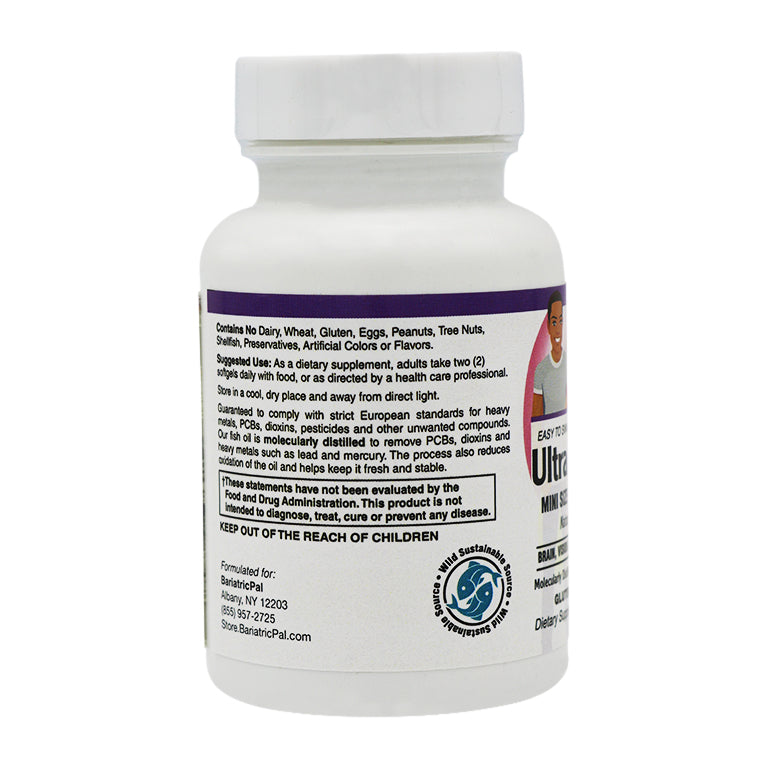 Ultra Omega-3 Mini Softgels by BariatricPal - 970 mg EPA + DHA