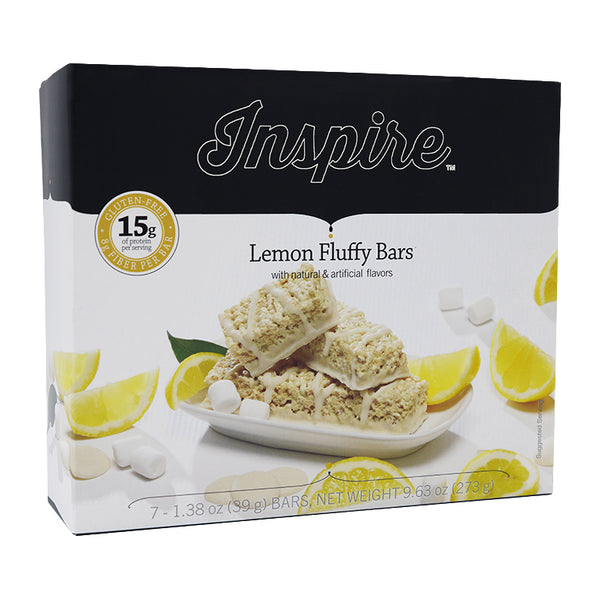 Inspire 15g Protein & Fiber Bars by Bariatric Eating - Fluffy Lemon Crisp