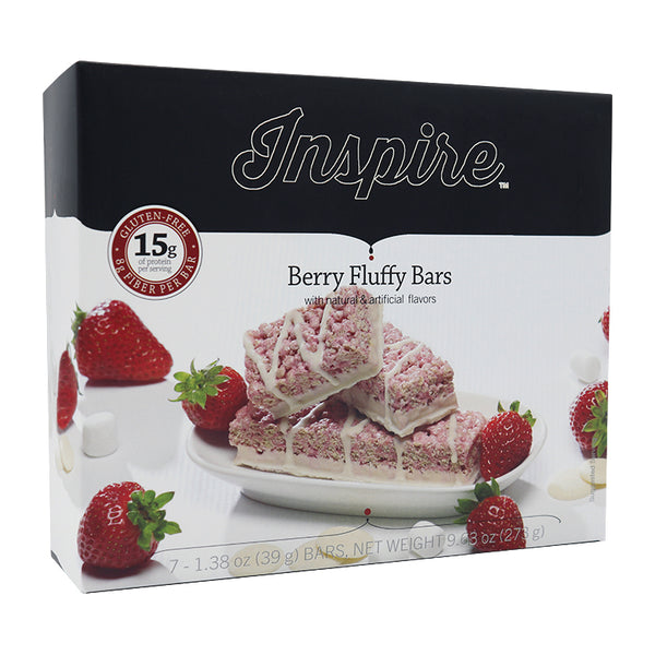 Inspire 15g Protein & Fiber Bars by Bariatric Eating - Berry Fluffy