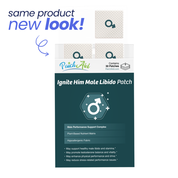 Same product, new look -  male libido support.