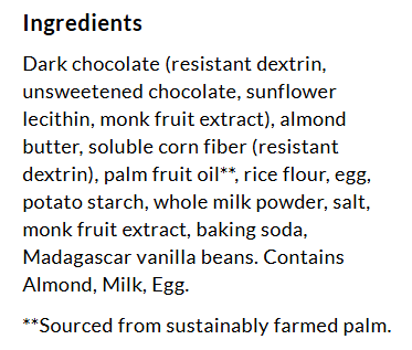 ChocZero Jolies Dark Chocolate Cookies, 8 oz