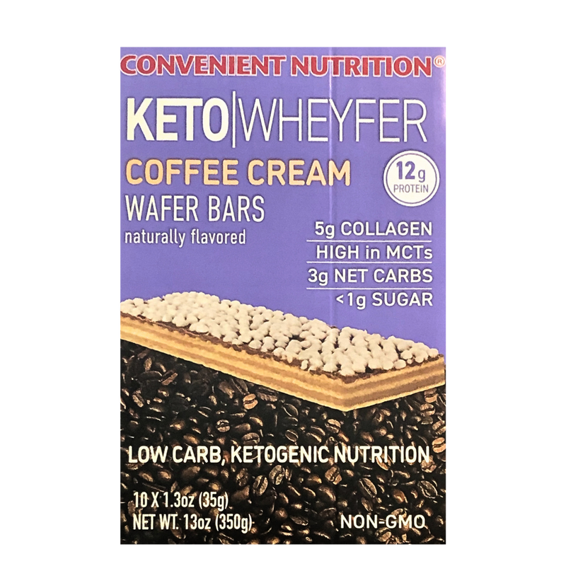 Convenient Nutrition Keto WheyFer Protein Bars - Coffee Cream