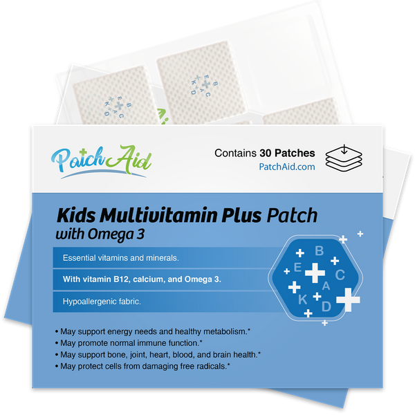 Kids Multivitamin Plus Topical Patch with Omega-3 by PatchAid - High-quality Vitamin Patch by PatchAid at BariatricPal Store
