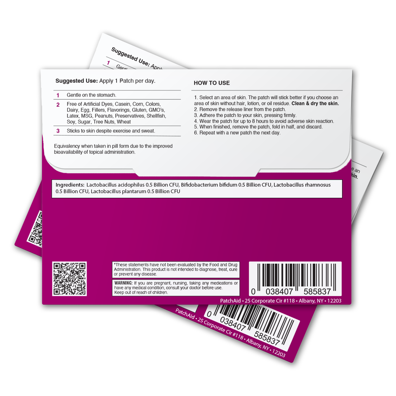 Kids Probiotic Patch by PatchAid