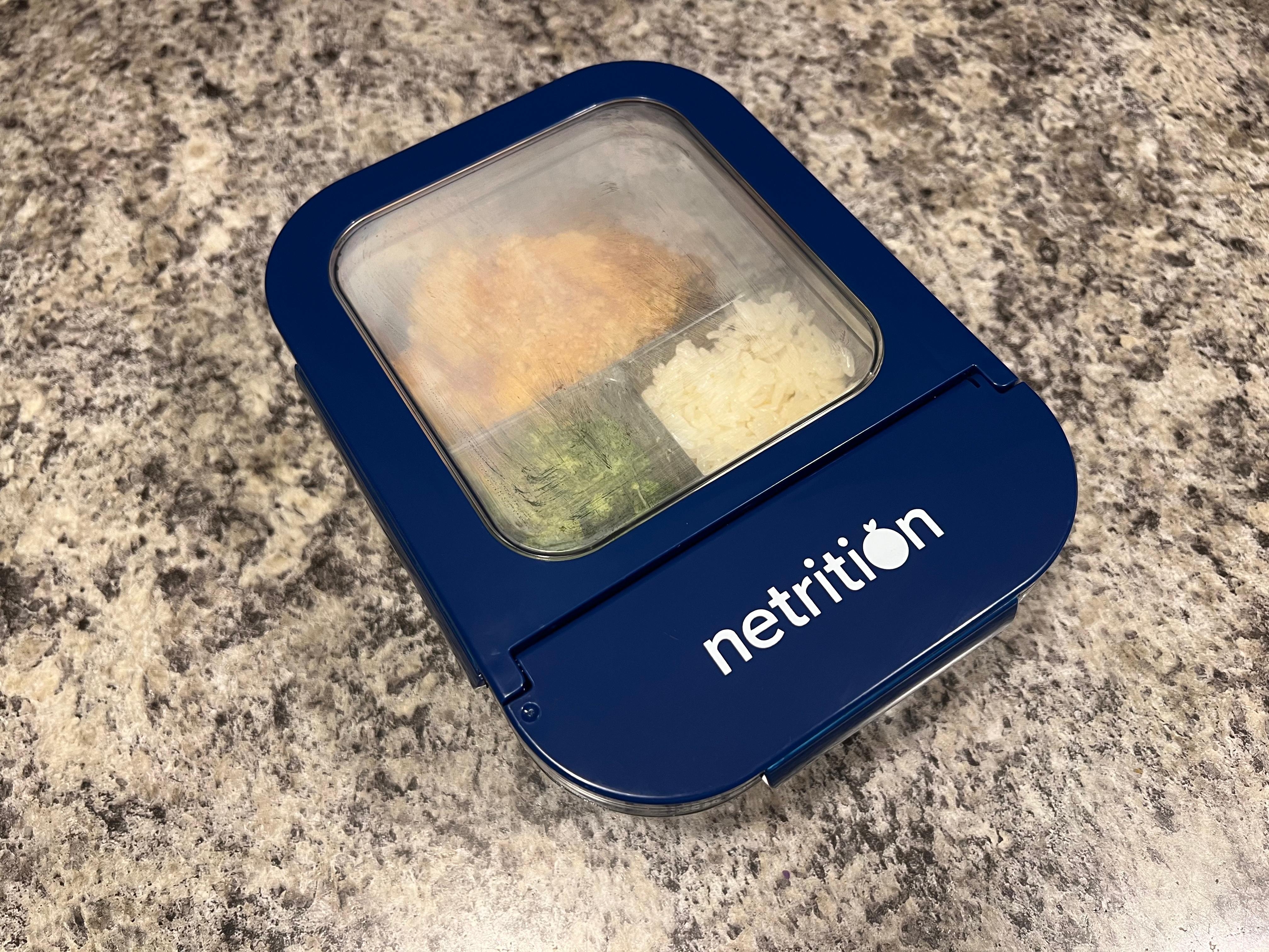 Leak-Proof Portion Control Glass Bento Lunch Box by Netrition
