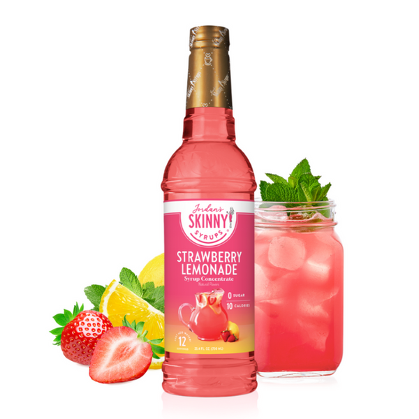 Jordan's Skinny Syrups Sugar Free Strawberry Lemonade Syrup Concentrate