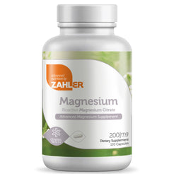 Magnesium Citrate 120 Kosher Capsules by Zahler