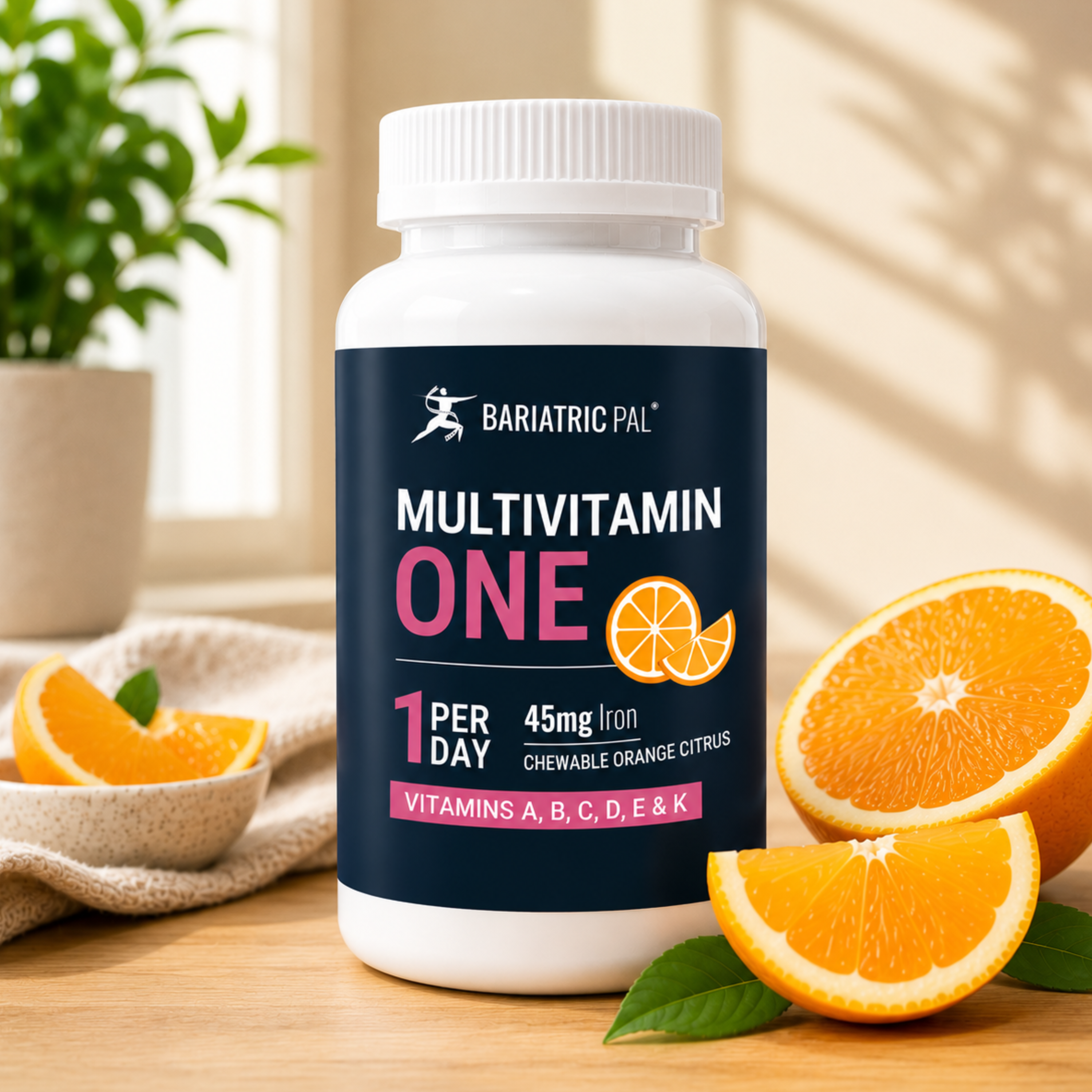 Bariatric Pal Multivitamin One chewable orange citrus