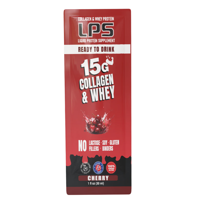 LPS Sugar Free® Collagen & Whey Liquid Protein Supplement by Nutritional Designs 1 oz Packets - Available in 5 Flavors