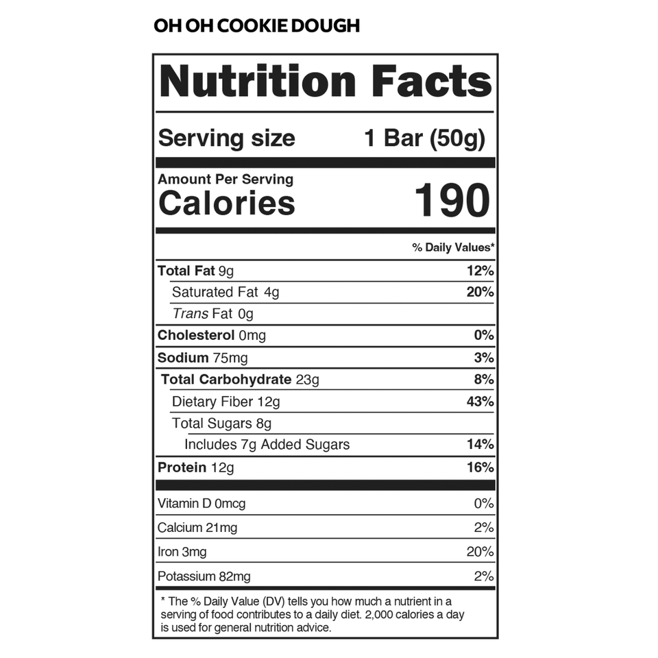 #Flavor_Oh-Oh Cookie Dough