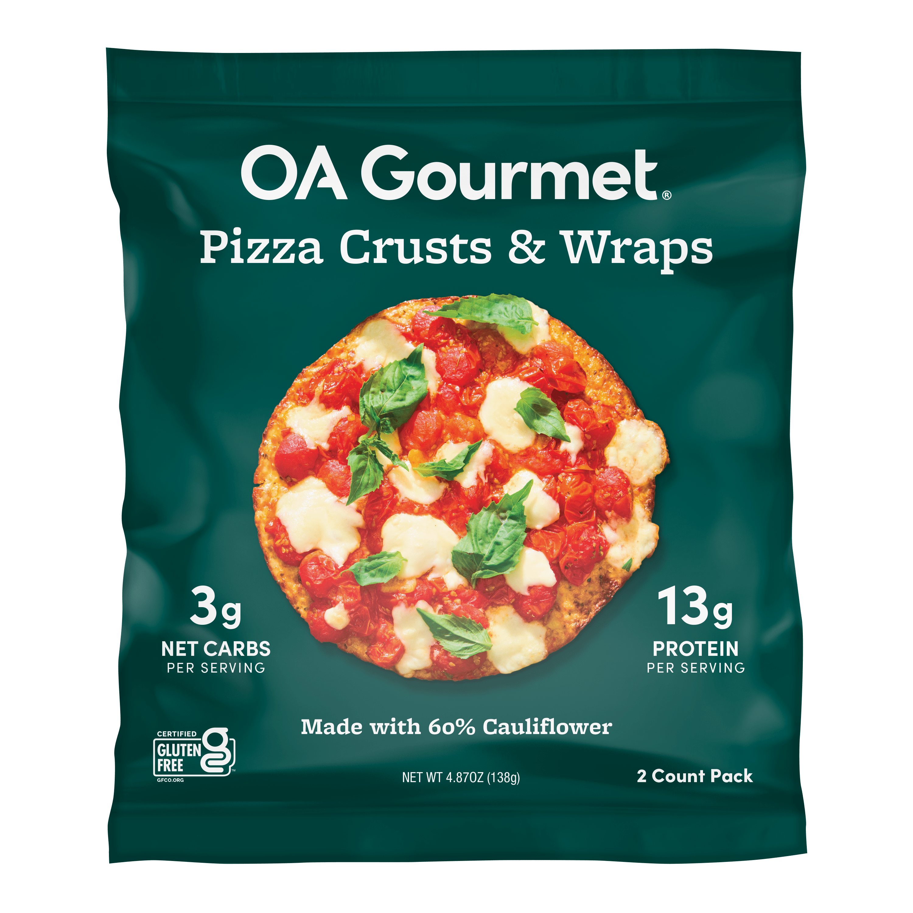 Outer Aisle Gourmet Cauliflower Pizza Crust & Wraps