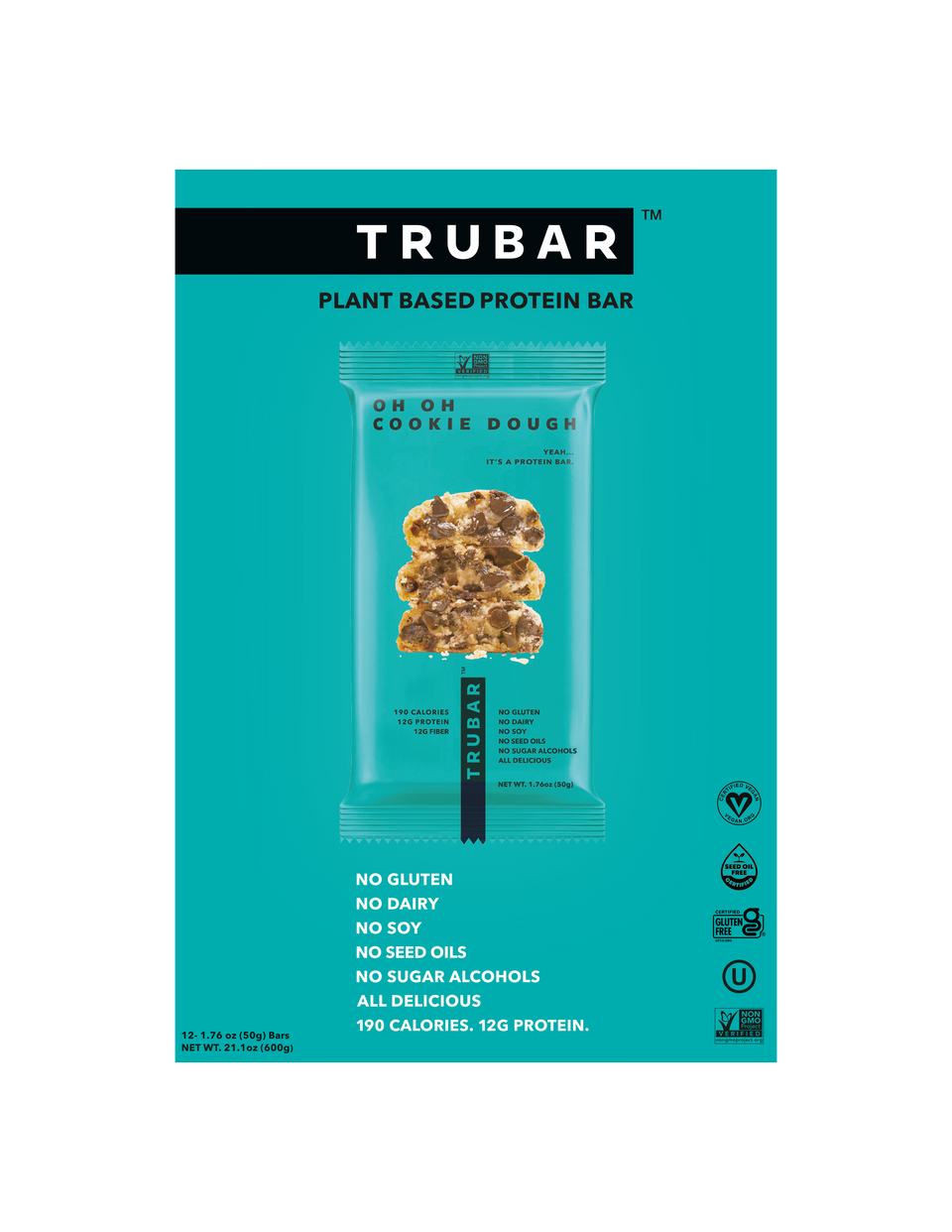 #Flavor_Oh-Oh Cookie Dough #Size_12 Bars