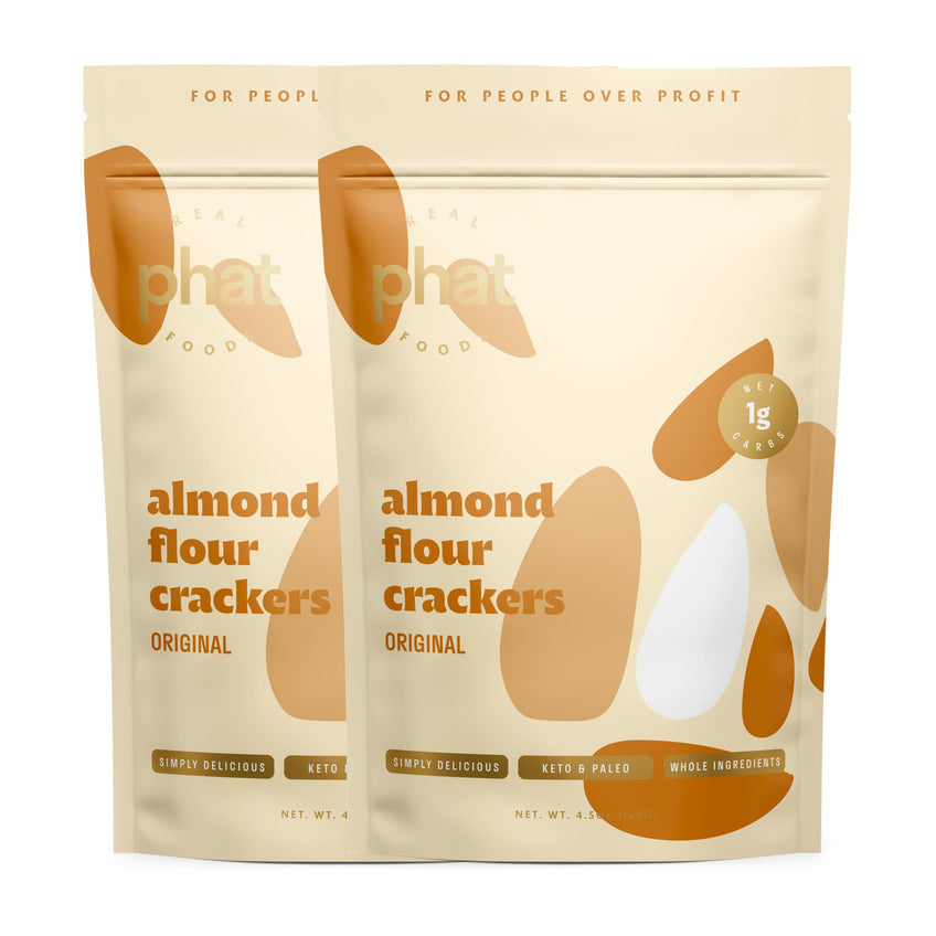 Almond Flour Crackers by Real Phat Foods - Original