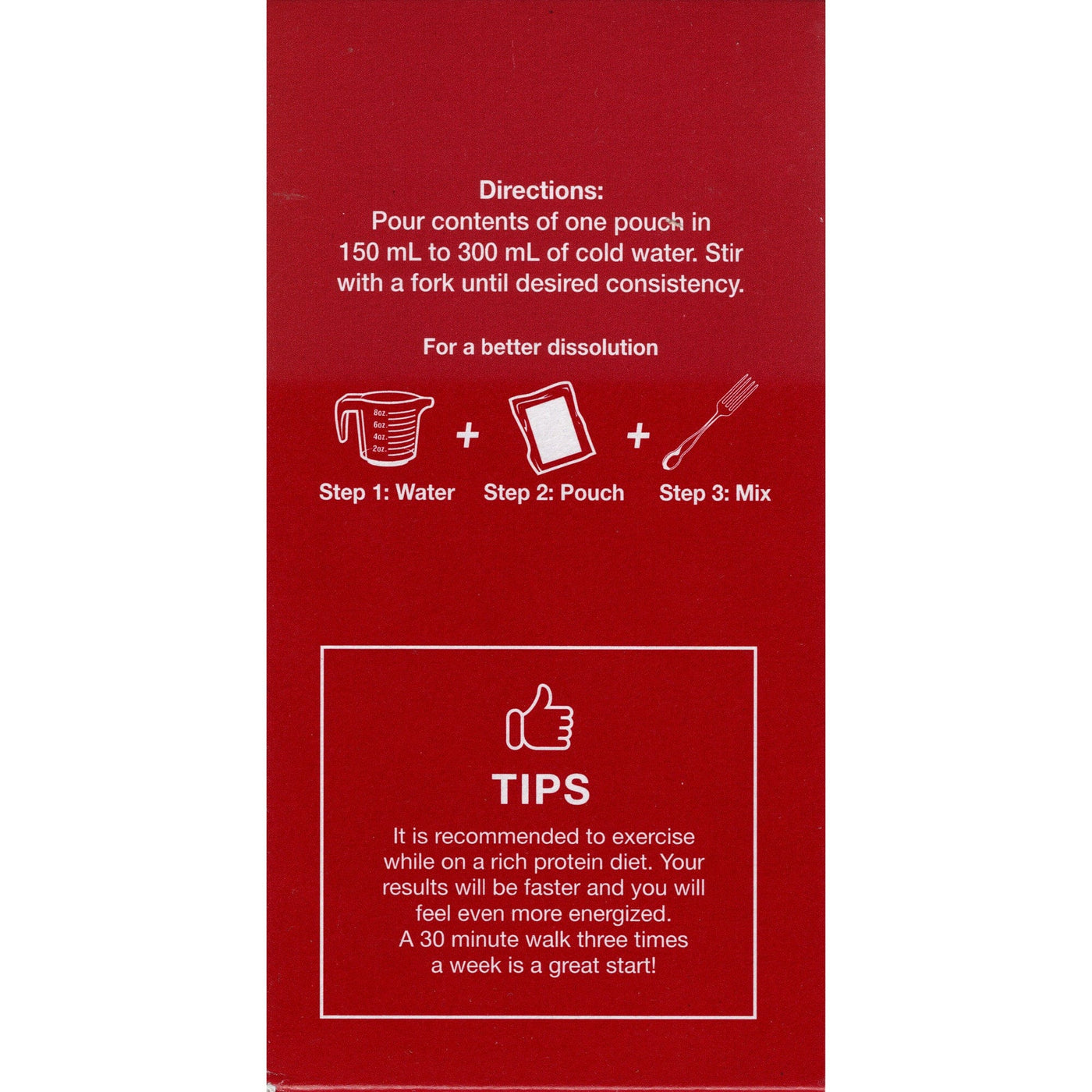 Proti Diet Concentrated Drink Mix, Tropical Fruits Flavor, 7 Pouches