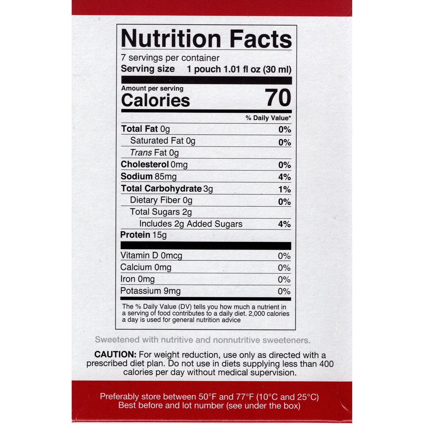 Proti Diet Concentrated Drink Mix, Tropical Fruits Flavor, 7 Pouches