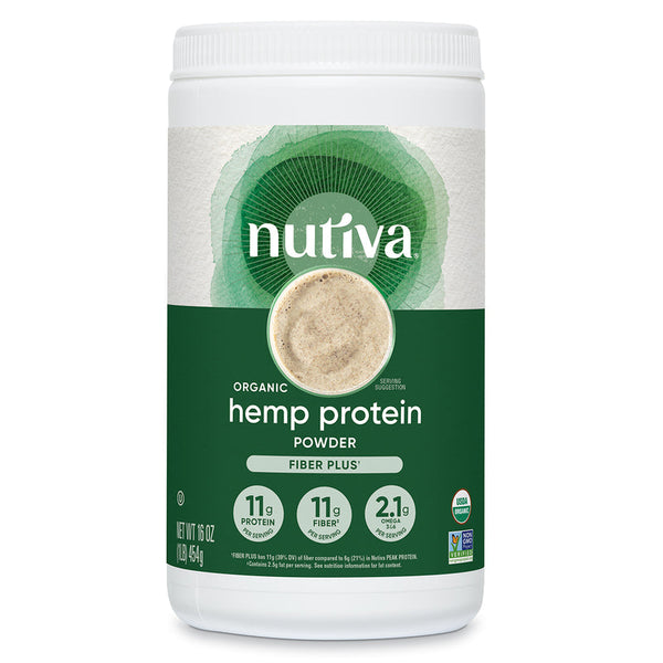 Nutiva Organic Hemp Protein Powder Fiber Plus