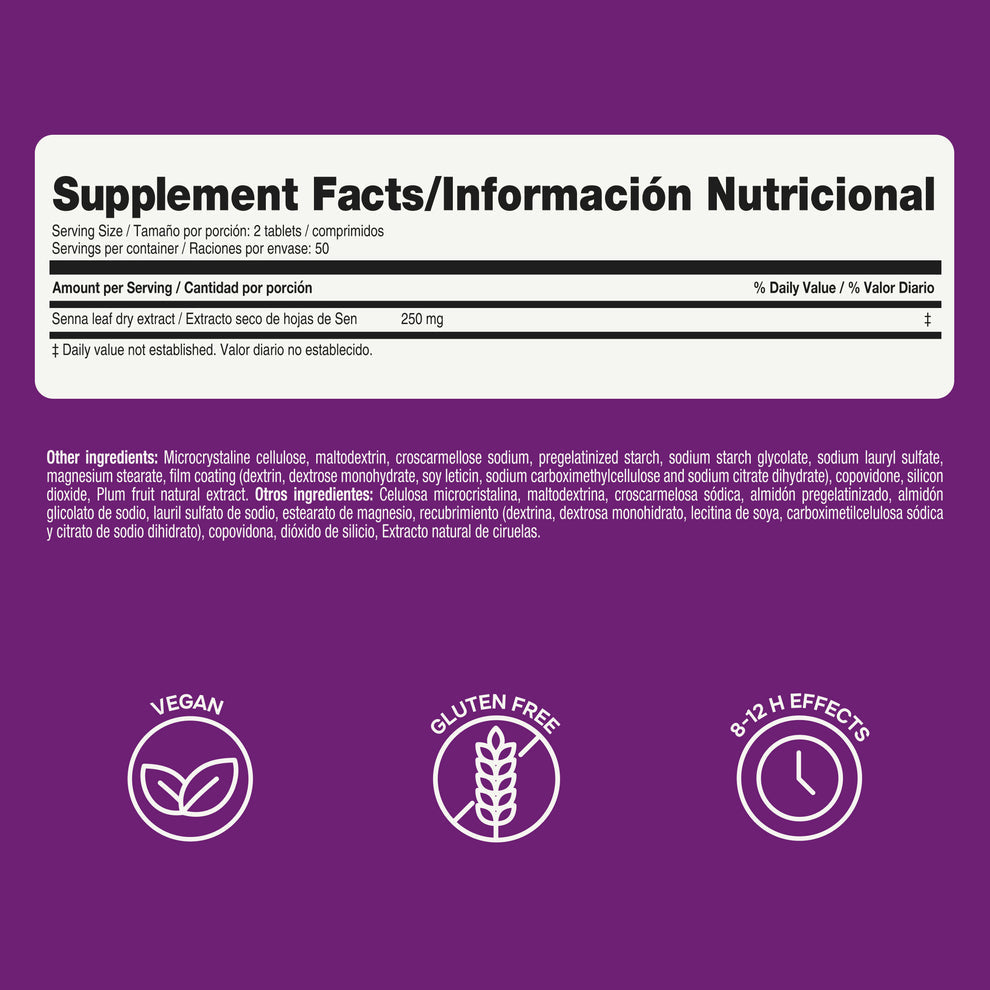 Prunelax Ciruelax Natural Laxative - Maximum Relief Coated Tablets (100ct)