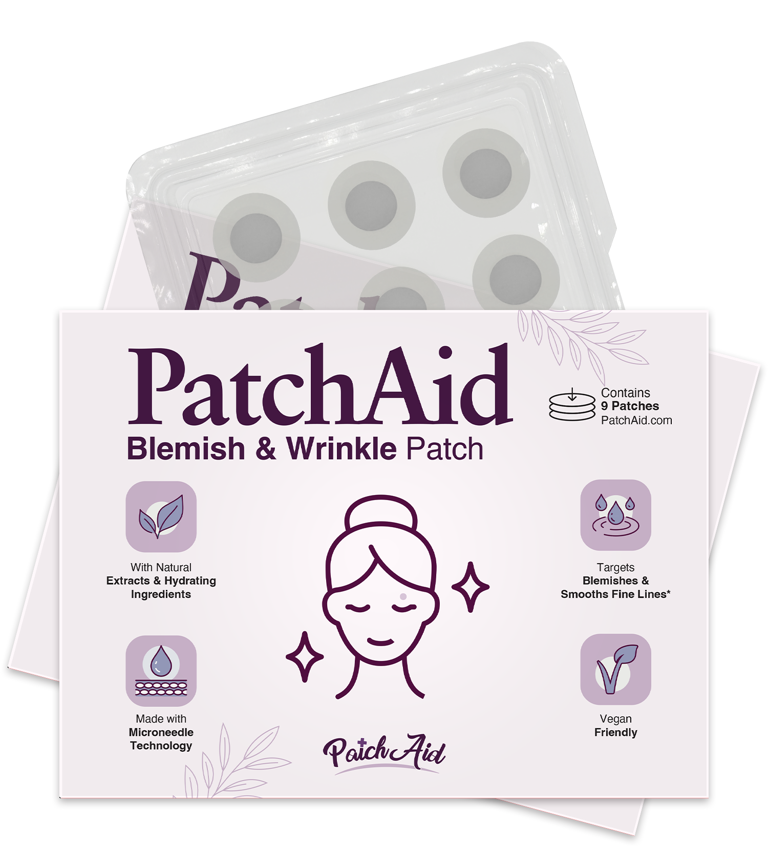 Microneedle Blemish Patch – 9 Patches with Salicylic Acid and Tea Tree Oil