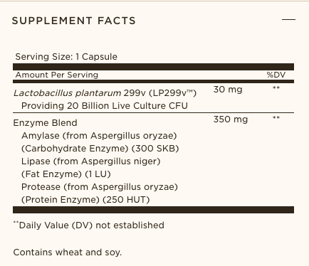 Solgar® Probi Plus Enzyme 20 Billion CFUs - 30 Capsules