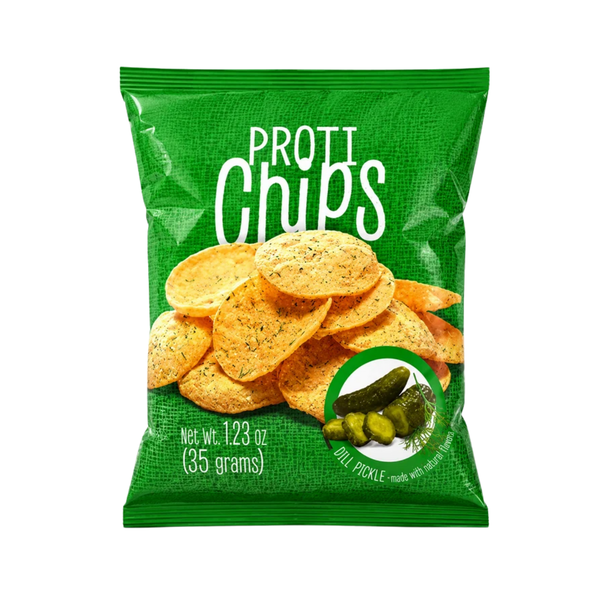 Proti Diet Protein Chips - Dill Pickle, 1.20 oz