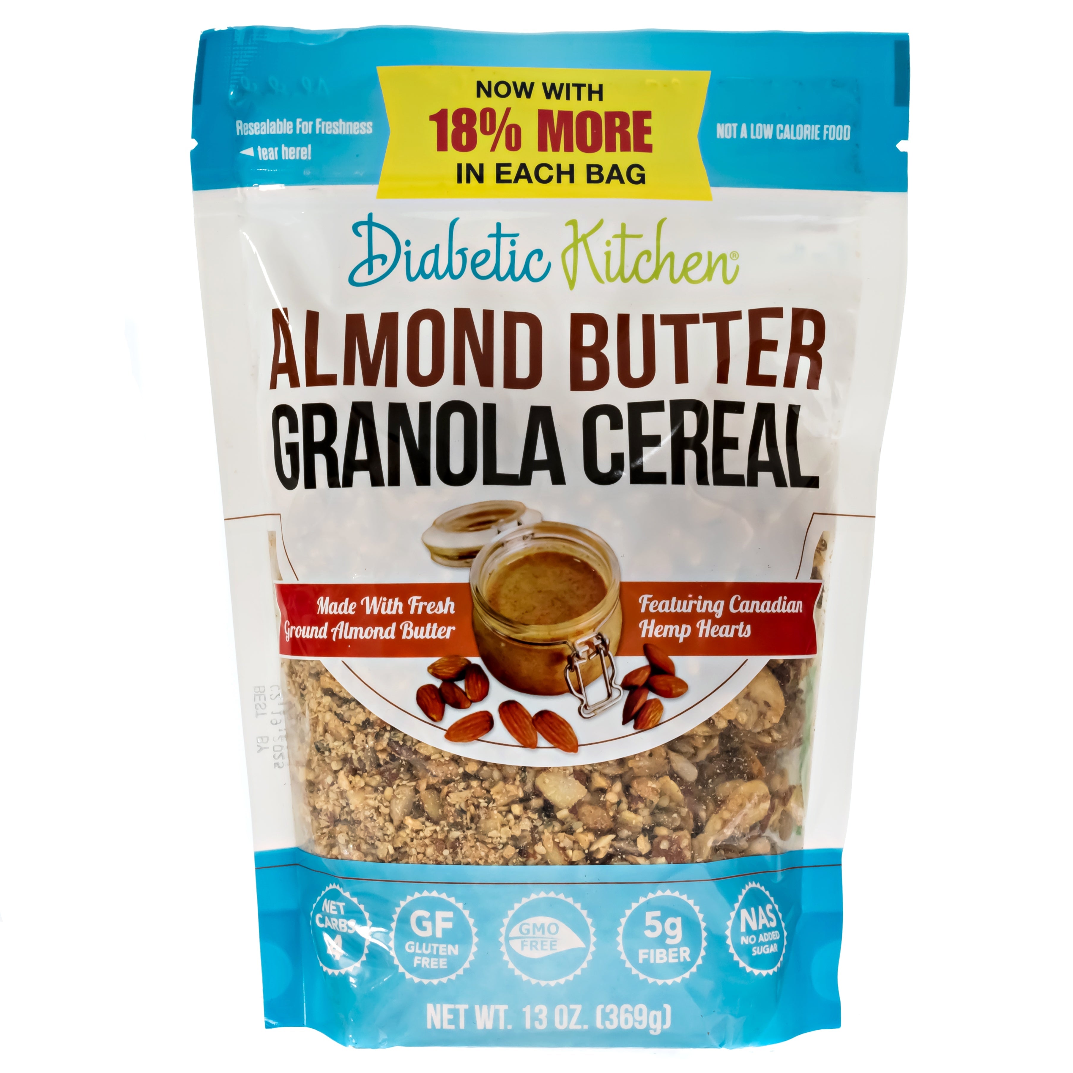 Diabetic Kitchen Almond Butter Granola Cereal - High-quality Cereal by Diabetic Kitchen at BariatricPal Store