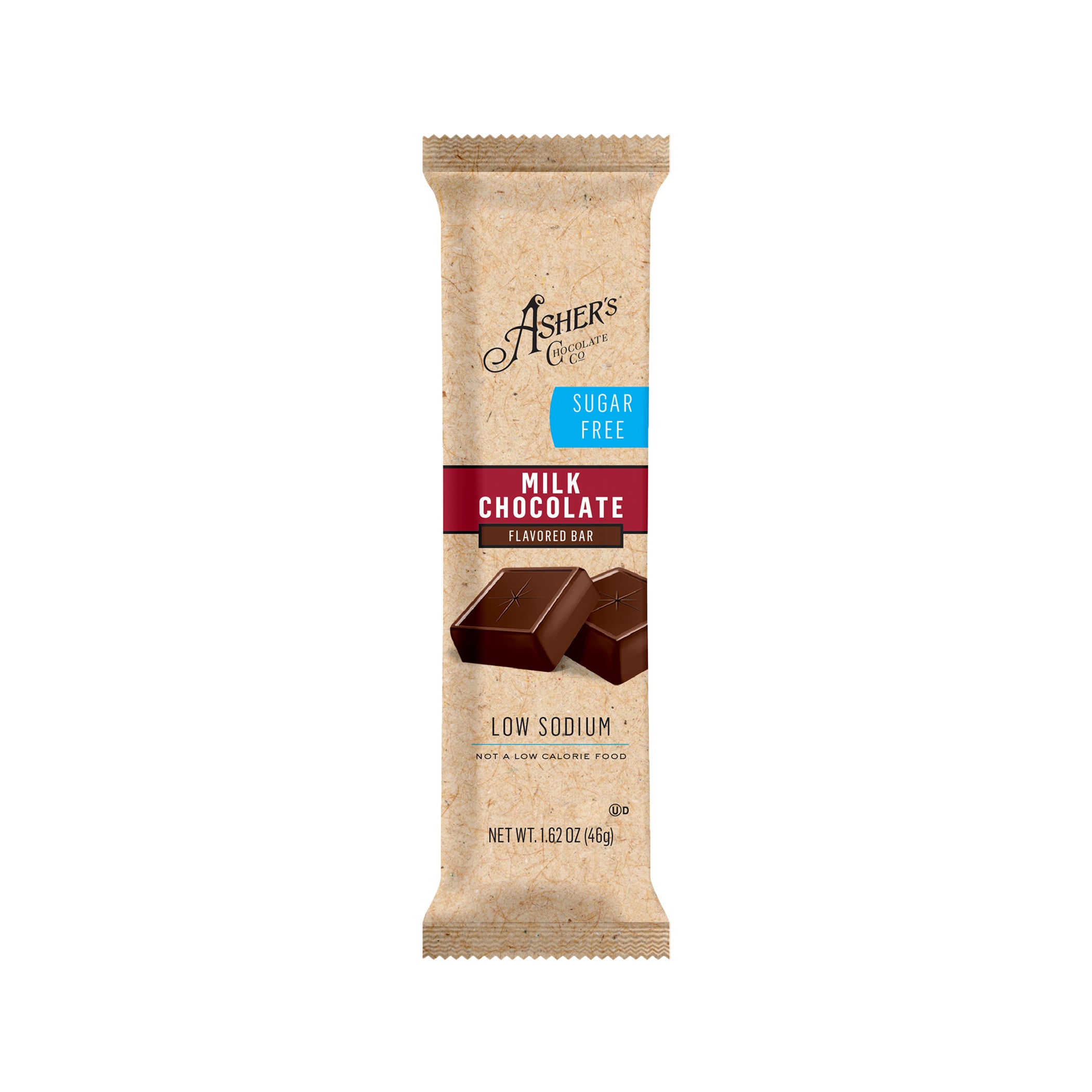 Asher's Chocolate Sugar-Free Chocolate Bars - Milk Chocolate