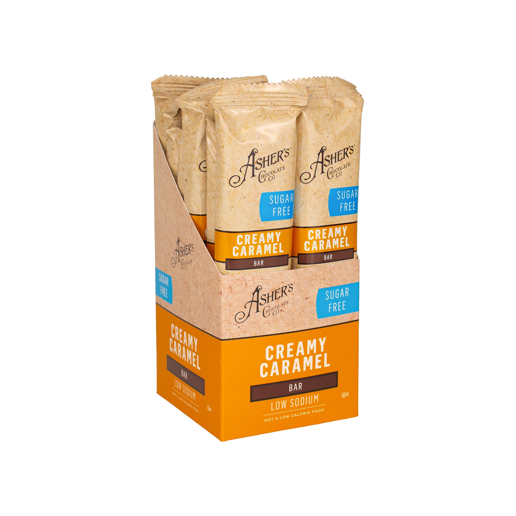 Asher's Chocolate Sugar-Free Chocolate Bars - Creamy Caramel