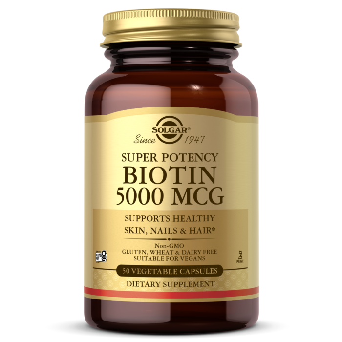 Solgar® Biotin 5000mcg Vegetable Capsules