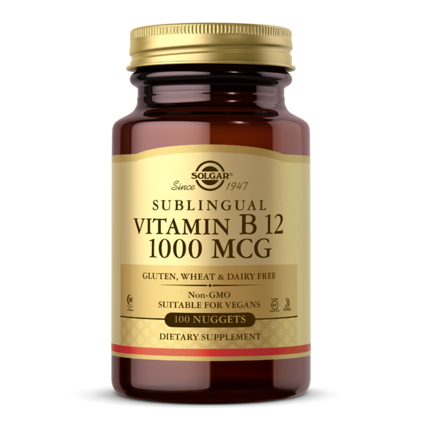 Solgar® Sublingual Vitamin B12 1000mcg - 100 Nuggets
