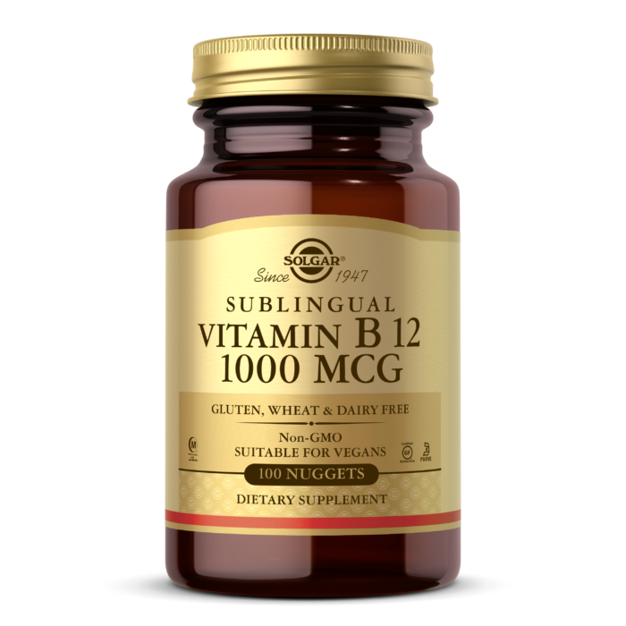 Solgar® Sublingual Vitamin B12 1000mcg - 100 Nuggets