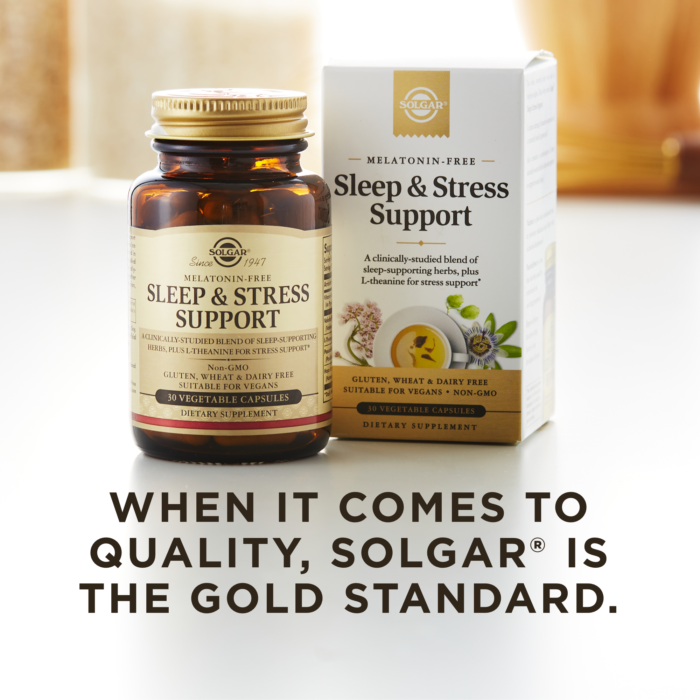 Solgar® Sleep & Stress Support - High-quality Sleep Aid by Solgar at BariatricPal Store