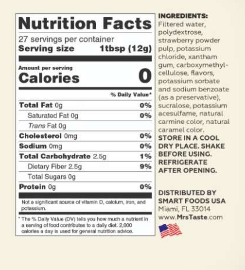 #Flavor_Strawberry #Size_11 oz