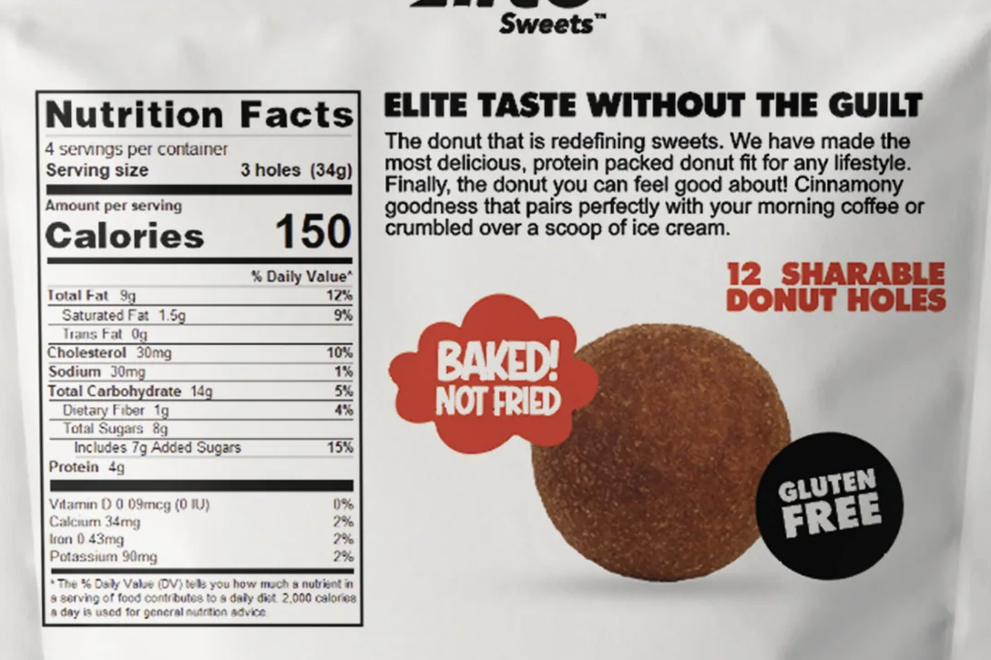 Elite Sweets High-Protein & Low-Carb Donut Holes - Cinnamon