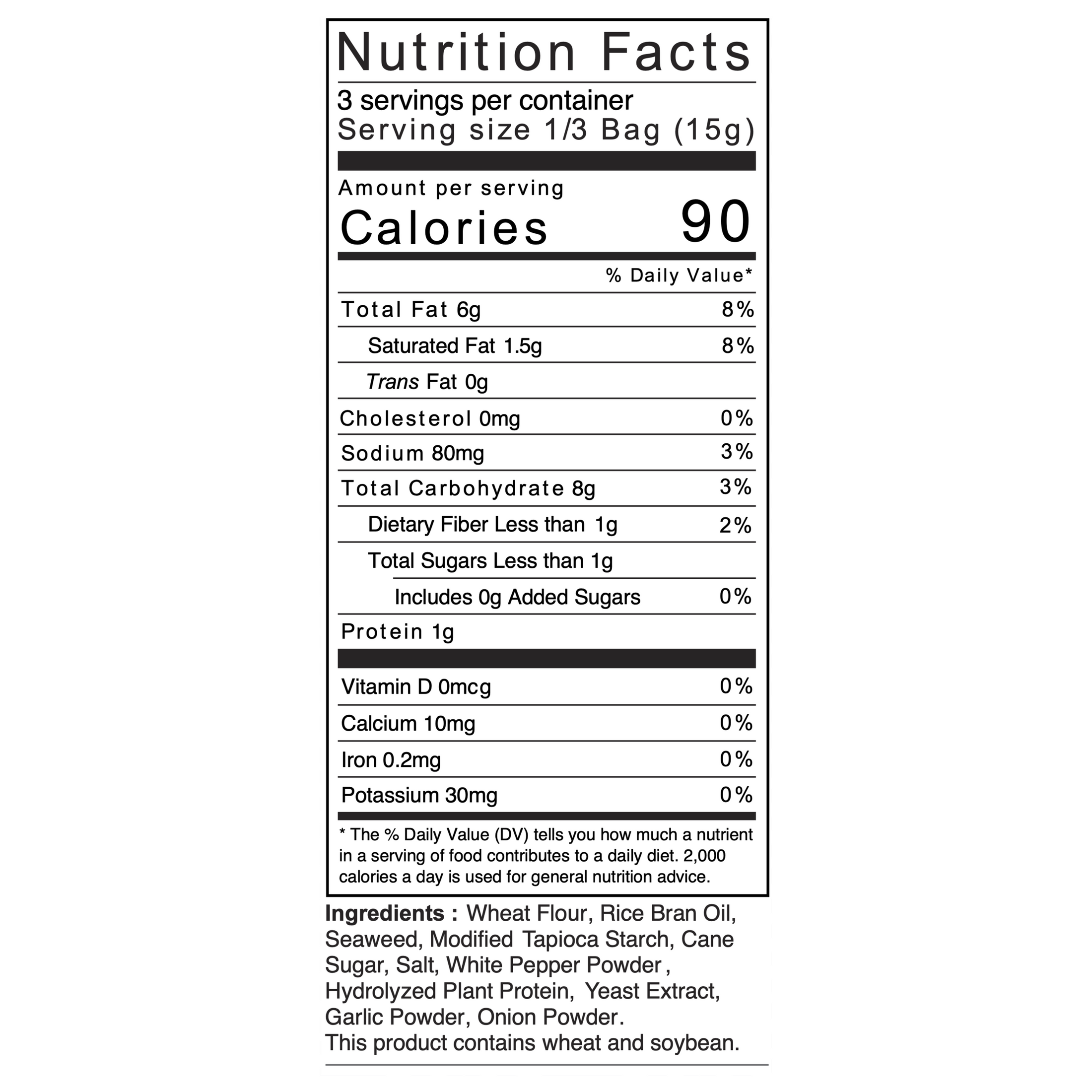 #Flavor_Tempura Original 1.6 oz