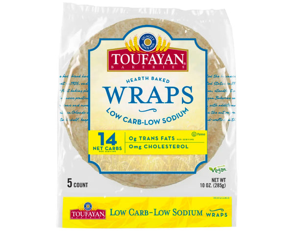 Toufayan Bakeries Low Carb/Low Sodium Wrap