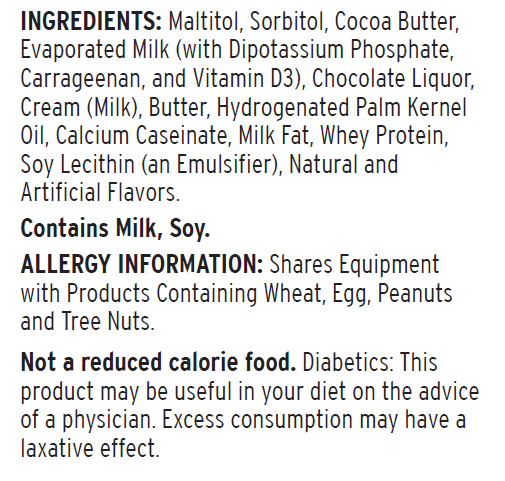 #Flavor_Milk Chocolate Vanilla Caramels